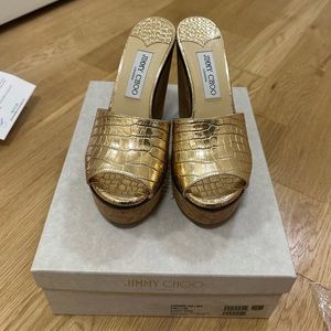 Jimmy Choo DeeDee Platform Slides